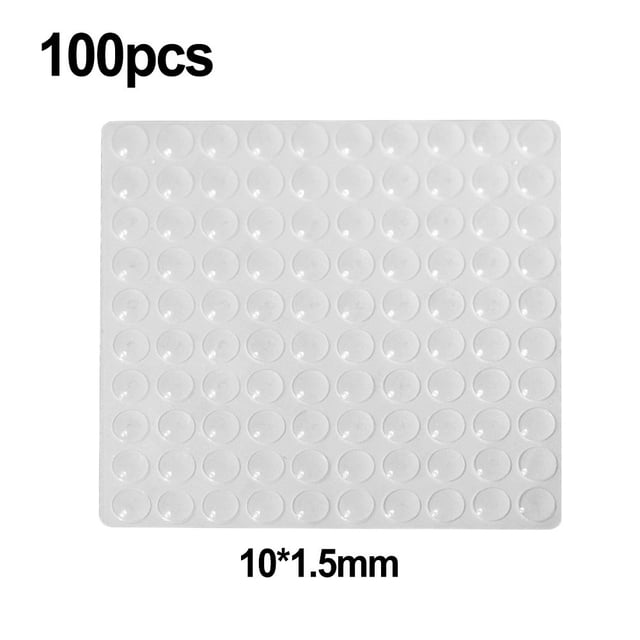 100 Pcs Transparent Rubber Pad Self Adhesive Rubber Feet, Bumper Pads Adhesiv