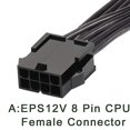 thumbnail image 3 of Labymos 2pcs Cpu 8 Pin Female To Cpu 8 Pin And Atx 4 Pin Male, 3 of 5