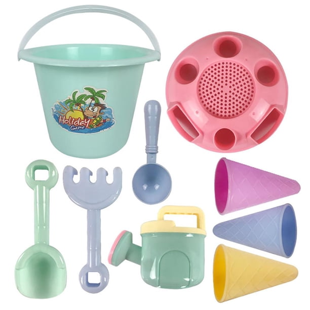 De Juguetes De Playa De Verano Para Niños, Juego De Arena, Herramienta De Dragado De Arena Al Aire Libre Divertida 9 Unids/Set Yuarrent FN005655-00