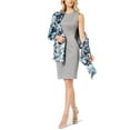 thumbnail image 2 of INC International Concepts Women’s Jacquard Evening Wraps, Navy, 2 of 3