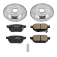 thumbnail image 3 of PowerStop Rear Z23 Evolution Sport Carbon-Fiber Ceramic Brake Pad and Drilled & Slotted Rotor Kit Fits: PONTIAC TOYOTA Select Models K4736, 3 of 10
