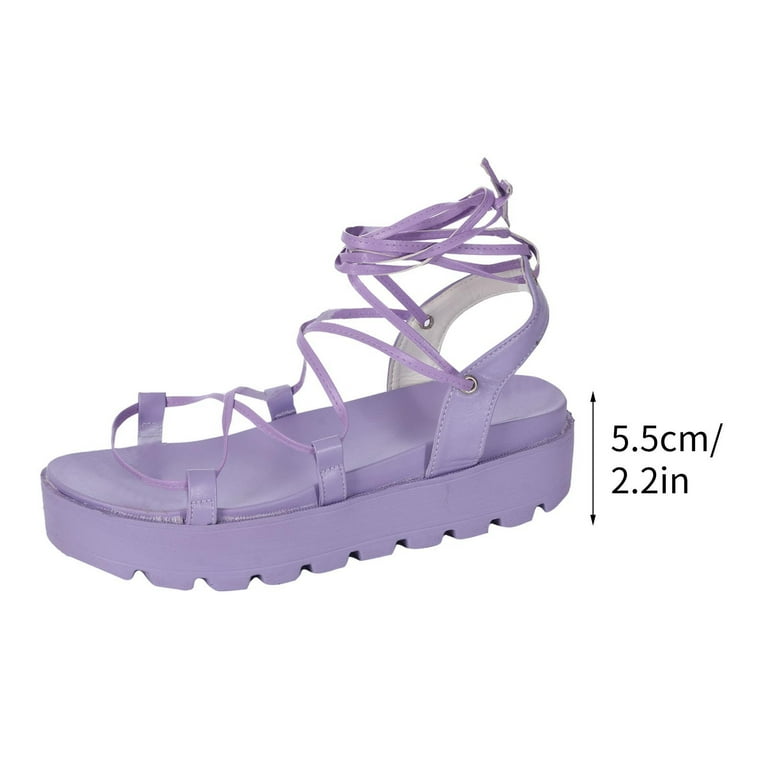 Purple hotsell evening sandals