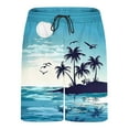 thumbnail image 3 of Men Swim Trunks with Compression Liner 7 Inch Inseam Board Shorts Bathing Suit with Pockets, 3 of 7