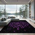 thumbnail image 2 of ODIKA 8'x10' Washable Area Rug Non-Slip Chair-Friendly Mat Game Room Cube Motif Honeycomb Illusion Contemporary Design Accent for Dining Large Office, Lounge, 2 of 7