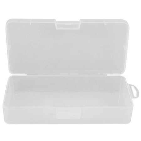 Clear Plastic Jewelry Rectangle Case Box Holder Container 18cm x 8.5cm ...