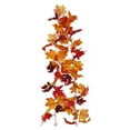 thumbnail image 2 of Autumn Maple Leaf Berry Pumpkin Garland Window Wicker Decoration Door Hang, 2 of 2