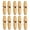 Beige single hole di, variant on Ywmsfl 10Pcs Wooden Button Single Hole Sewing Button Fasteners For Garment Repair Bag Making Clothing Sewing Accessories