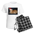 thumbnail image 4 of CafePress - Christmas Orange Tabby Cat Pajamas - Women's Short Sleeve Print T-Shirt and Pants Light Cotton Pajama Set, 4 of 7