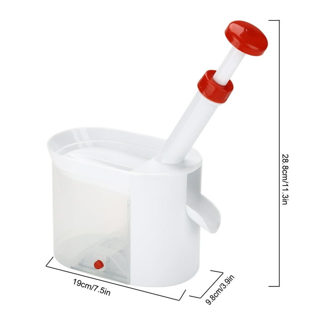7,5 X 3,9 X 11,3 Pouces Pitter, Cerise, Raisin Outil de Retrait de Noyau Fruit Pitter, avec Récipient Outils de Cuisine pour Voyage Utiliser Fournitures de Cuisine