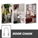 thumbnail image 3 of unbranded Cadena De Puerta Metálica Para Seguridad Con Resistente Color Plata Para Uso En Hogar, 3 of 8