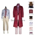 thumbnail image 2 of Disfraz de Willy Cosplay, sombrero, Chalamet, Willie Wonca, traje de cosplay, trajes, película, Chocolate Wonk Factory, disfraz elegante de Halloween para hombres, 2 of 5