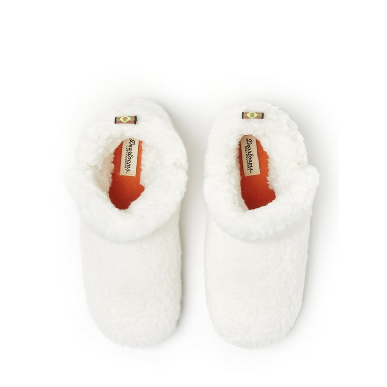 Dearfoams plush faux 2025 fur bootie slipper