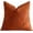 A, variant on Embroidered Pumpkin Pillow Cover 18X18 Inch Linen Square Cushion for Sofa Decor Autumn Motif with Elegant Stitching
