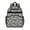 Gray Highland Cow, variant on White Buffalo Pattern Backpack for School,Cute School Bag,Schoolbag with Adjustable Shoulder Straps & Padded Back,15.25"x11.5"x5.25"