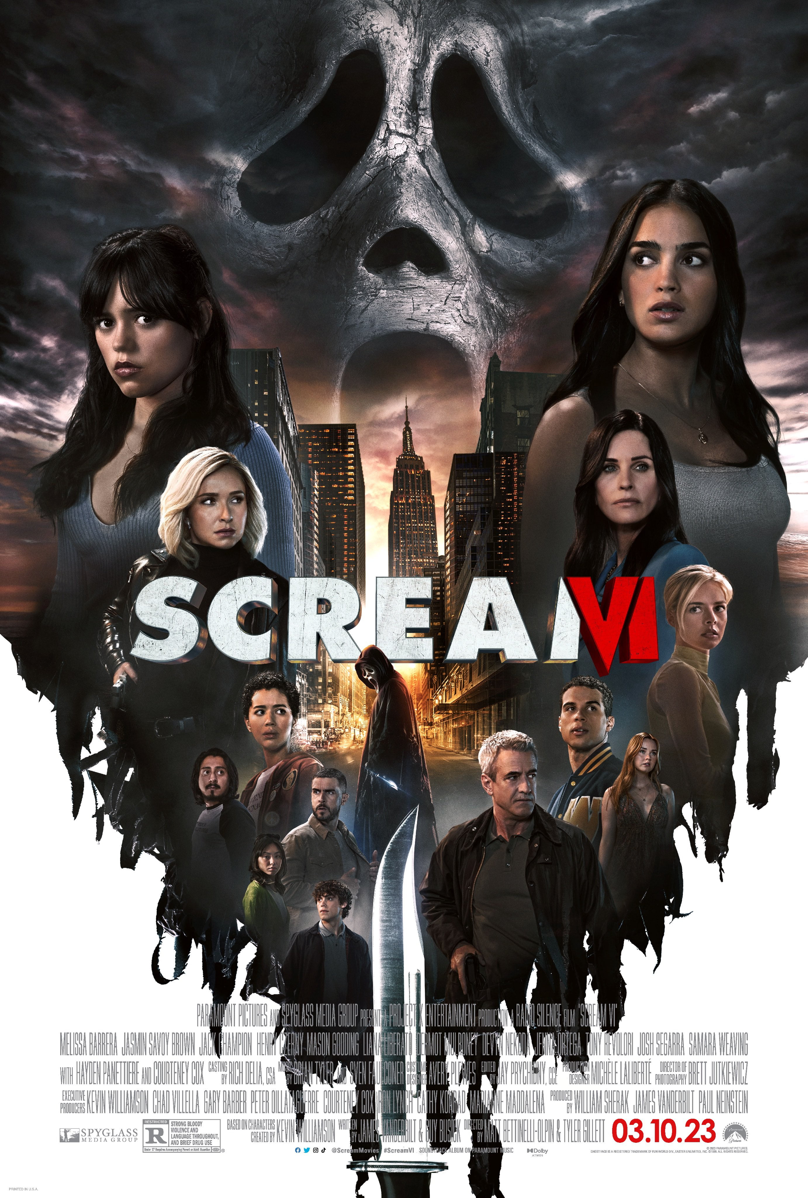 scream VI - scream 6 - ghost face t -shirt Poster for Sale by