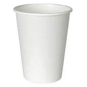 Angle View: DIXIE Disposable Hot Cup,8 oz.,White,PK1000 2338W