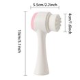 thumbnail image 3 of Apmemiss Clearance Face Brush - Manual Facial Cleansing, Skin Care Facial Cleaning Brush, Silicone Facial Scrubber Manual Face Wash Brush for Gentle and Deep Facial Cleansing, 3 of 5