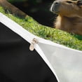thumbnail image 4 of Erosebridal Animal Capybaras Queen Duvet Cover Set For Teens,Brown Green Bedding,3 Pieces,No Comforter,Black Reversible, 4 of 6