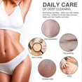 thumbnail image 4 of 3 Pieces African Bath Sponge Sponge Exfoliating Shower Body Scrubber Back,great For Daily Use(pink Yellow Purple), 4 of 5