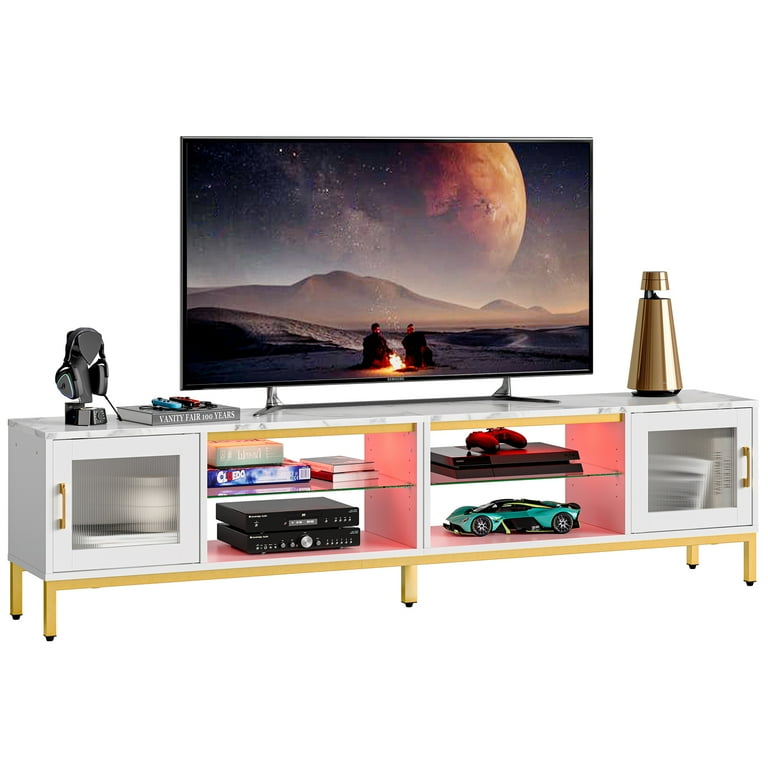 Bestier LED TV Stand for TVs up to 65