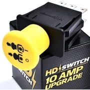 HD Switch Blade Clutch PTO Switch For John Deere TCA21027 - AUC15008 Fits STX38 STX46 S240 & More (10 AMP Upgrade)