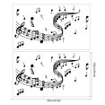 thumbnail image 2 of Ymiko 2Pcs Household Music Note Wallpaper Sticker DIY Wall Stickers for Home Decoration,Wall Sticker,DIY Wallpaper, 2 of 8