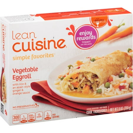 LEAN CUISINE FAVORITES Vegetable Eggroll 9 oz. Box