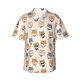 thumbnail image 1 of Fotbe Shiba Head Face Camisa Hawaiana para Hombre Unisex – Camisa Casual de Verano con Botones de Manga Corta de Algodón y Lino,Medium, 1 of 7