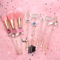 thumbnail image 1 of Sailor Moon Makeup Brush Set 8 Piece Cosmetic Brush Set Professional Kit, 1 of 3
