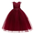 thumbnail image 1 of Robe Vintage Fleurie Dentelle Sans Manches Longueur Robe de Soirée de Mariage Robe de Danse, 1 of 7