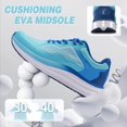 thumbnail image 5 of OrthoComfoot Men's Orthopedic Road Running Shoes, Lightweight Athletic Walking Sneakers, Blue, 5 of 9