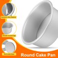 thumbnail image 4 of Uxcell 2Pcs Round Cake Pan with Removable Loose Bottom 4" Small Cheesecake Pan Anodized Aluminum Nonstick Baking Pan, 4 of 6