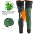 thumbnail image 6 of Short Style Self Heating Knee, Tourmaline Acupressure Knee Sleeves for Men Women, Improves Circulation and Metabolism, Leg Massage Relieve Muscle Tension, Wormwood Self-Heating Knee Pads(Orange), 6 of 6