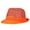 Orange, variant on Packable Breathable Hollow Sun Summer Beach Hat Cuban Trilby Men Women