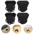 thumbnail image 3 of 4 Sets Football Helmet Visor Clips And Screws Kit Secure Attachment And Stability Black Plastic Fasteners Ideal For Football Players, 3 of 5