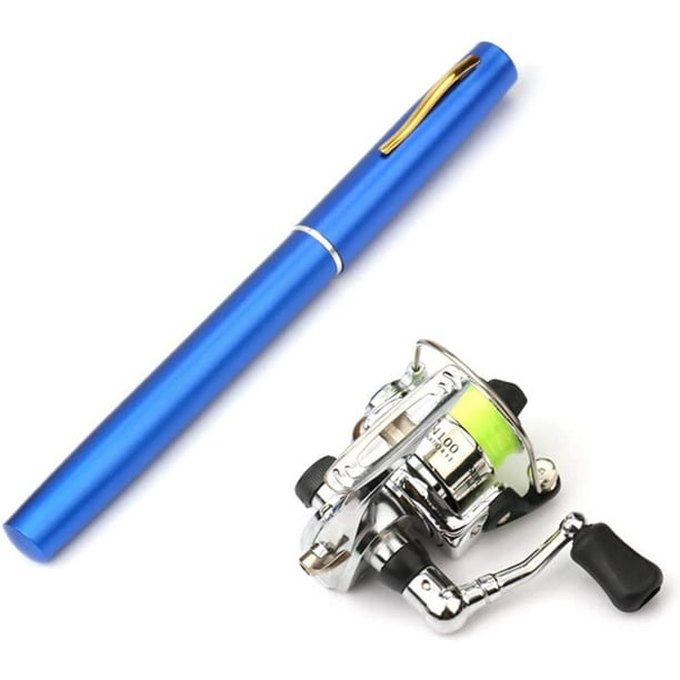 Pen Fishing Rod Reel Combo Set Premium Mini Pocket Collapsible Fishing Pole  Kit Telescopic Fishing Rod + Spinning Reel Combo Kit 1M / 1.4M / 1.6M /  1.8M / 2.1M 