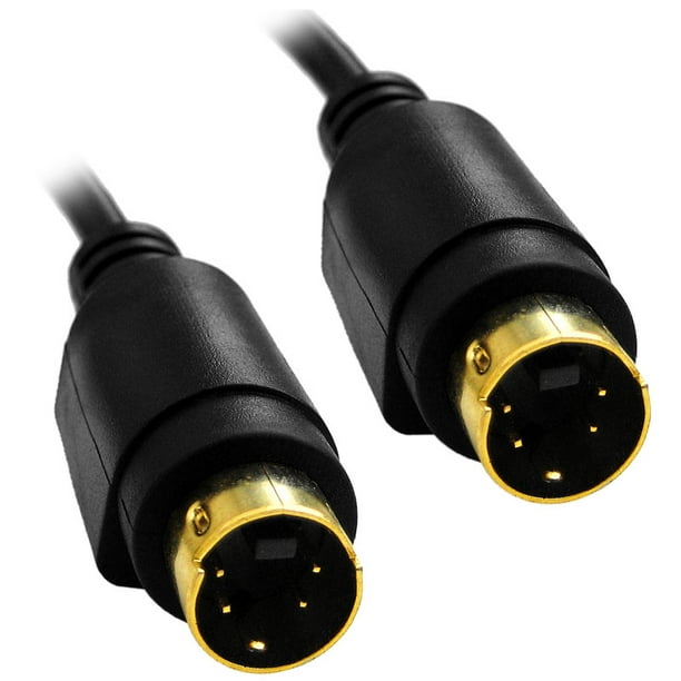 75 Ft S Video Monitor Cable For Tv Vcr Dvd M M Av 75 Foot Black By Battleborn Walmart Com Walmart Com