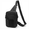 thumbnail image 1 of Bolso Bandolera Multifuncional de un Solo Hombro para Viajes Al Aire Libre, Impermeable y Resistente Al Desgaste, Color Negro., 1 of 10