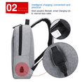 thumbnail image 5 of Tablet Backpack for Tablet 15.6 Inch Tablet Case Storage Bag Black, 5 of 8