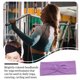 thumbnail image 5 of Advancent Diadema elástica Athletic Gym Banda para el cabello suave Banda para el sudor Entrenamiento Playa Vacaciones Elegante Moda Headwear Uniforme atlético Violeta, 5 of 6