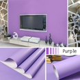 thumbnail image 3 of Papel tapiz impermeable de color sólido, autoadhesivo, para habitación, armario, cocina, muebles, adhesivo de pared mate, ancho personalizable, 3 of 5