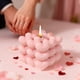 thumbnail image 4 of 1 Piezas de velas en forma de corazón Ambiente de Festival de San Valentín Adorno de aromaterapia en forma de corazón en cera rosa para decoración romántica de mesa 2.56x2.56x2.56" JASKFLY, 4 of 8