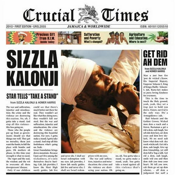 Sizzla - Crucial Times - Music & Performance - CD