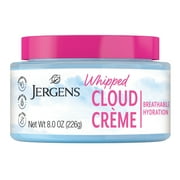 Jergens Hand and Body Lotion, Whipped Hydra Créme for Dry Skin, Breathable and Light-Weight Hydrating Body Cream, 8 Oz