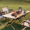 thumbnail image 3 of Mesa y sillas plegables para exteriores, taburete plegable, juego de mesa portátil para Picnic y Camping, silla plegable para acampar, muebles de exterior, 3 of 4