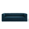 thumbnail image 2 of Modway Reflection Channel Tufted Upholstered Fabric Sofa in Azure, 2 of 3
