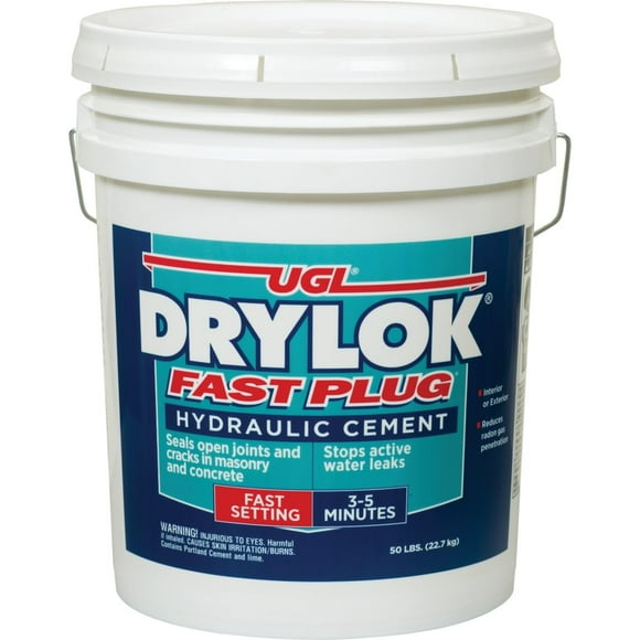 Cemento hidráulico Drylok Fast Plug United Abrasives, 22,7 kg