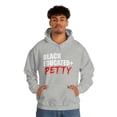 thumbnail image 4 of Black Educated And Petty Unisex Hoodie, S-5XL Black Pride Graduation, 4 of 5