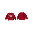thumbnail image 2 of Gupgi Chandails de Printemps pour Filles Tout-Petits Mode Cœur d'Amour Manches Longues Col Rond Pulls pour Bébés Filles, 2 of 9