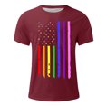 thumbnail image 3 of Camisetas de Manga Larga para Hombres Imprimir Casual Cuello Redondo Camiseta de Manga Corta, Camisetas de Manga Larga para Hombres Algodón, 3 of 4